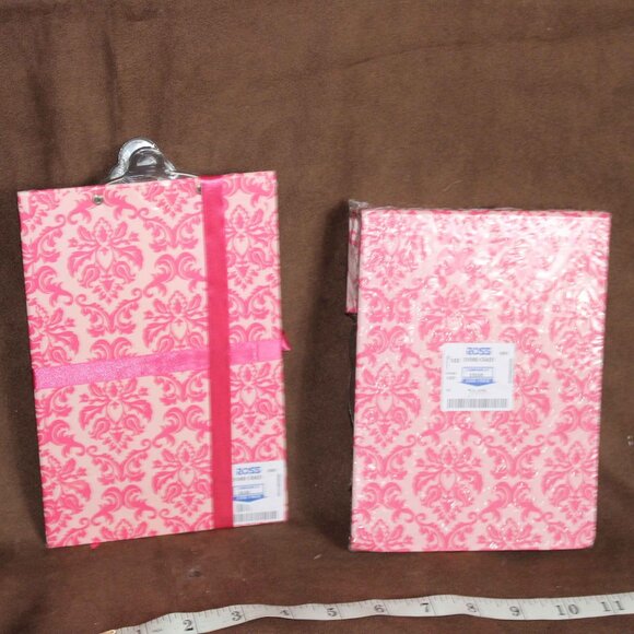 Pink Paisley 2pc Stationary Writing Gift Set & Memo Pad "NEW" - Picture 4 of 5